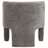 Sawyer Upholstered Accent Chair, Grey, Chenille Fabric