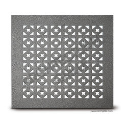 Architectural Grille - PERFORATED GRILLE: #217 - TRIANGLE & CLOVER - Registers Grilles And Vents