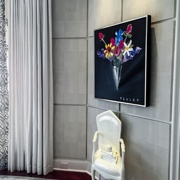 art detail - dining room
