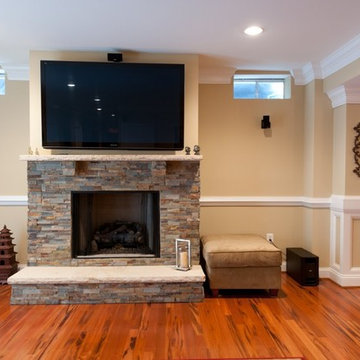 A Home in the Basement Adds Space for Family in Ashburn, Virginia