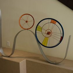 Tour de Verre - Mixed Media Art