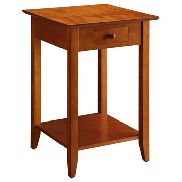 American Heritage 1 Drawer End Table With Shelf