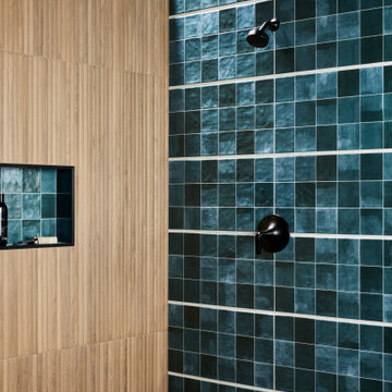 Cool Blue Ceramic Wall Tile