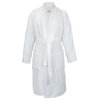 100% Turkish Cotton Women Terry Kimono Robe, One Size, White