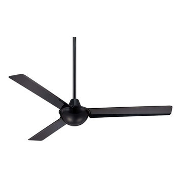 MinkaAire Black Kewl 52" 3-Blade Energy Star Indoor Ceiling Fan w/ Wall Control