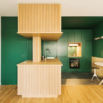 The green kitchen - Cuisine sur-mesure