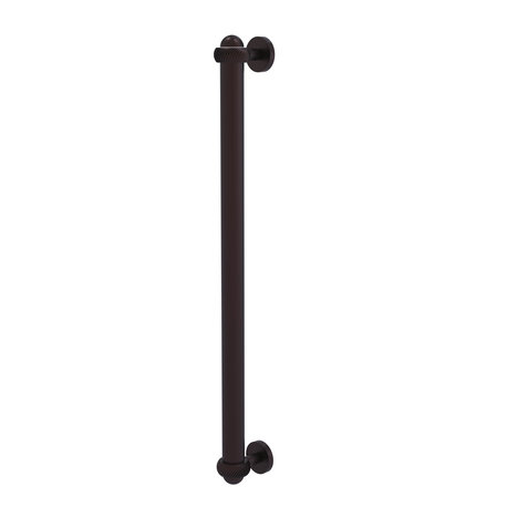 18" Refrigerator Pull With Twist Accents, Antique Bronze