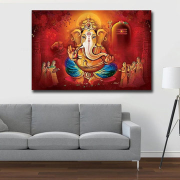 Ganesha Canvas Wall Art