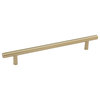 Amerock Bar Pull Collection Cabinet Pull, Golden Champagne, 7-9/16" Center-to-Center