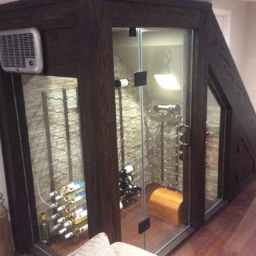 Wine Locker under basement stairs