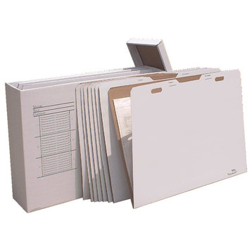 AOS Vertical Flat File Organizer - Stores Flat Items up to 30" X 42"