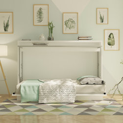 Genio T - Twin Wall Bed with Table - Murphy Beds