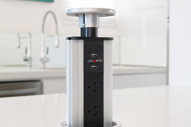 powerTower countertop pop-up socket