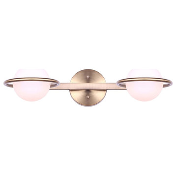 Canarm Cosima 2 Light Vanity, Gold