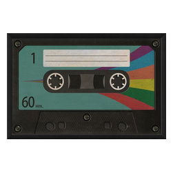 The Artwork Factory - Cassette Tape 4 Blank Framed Artwork - Prints And Posters