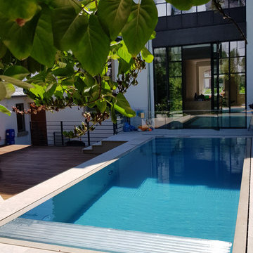 NIVEKO Polystone Fertigbecken Modell Advance 8,0 x 2,8 x 1,5 m in grau