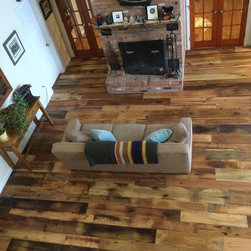 Reclaimed Barnwood Plank Flooring - Hardwood Flooring