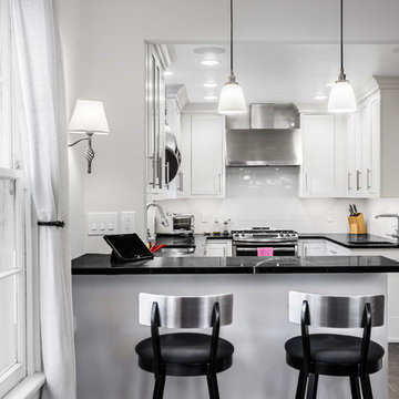 Inset Shaker Nordic White Kitchen