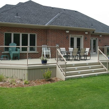 Custom decks by Hickory Dickory Decks using Veka decking.