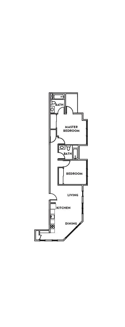Wierd floorplan furniture layout help