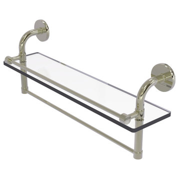 Allied Brass Remi Collection 22"Gallery Glass Shelf With Towel Bar
