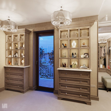 Traditional style Closet in a Private Residence