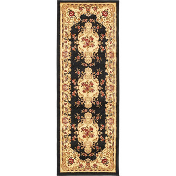 Traditional Royale 2'7"x10'2" Runner Onyx Area Rug