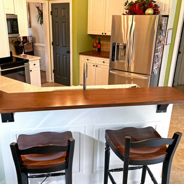 Brazilian Cherry (Jatoba) Wide Plank (Face Grain) Countertop