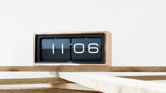 Leff Amsterdam - Brick Copper Black Wall Desk Clock