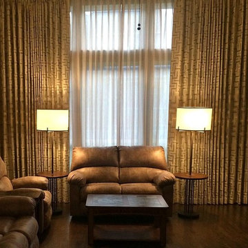 Custom Draperies, Motorized Somfy System. Plano