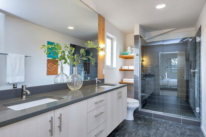 Transitional Bathroom by Stanley Photo