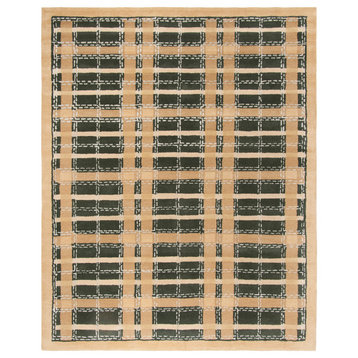 Safavieh Martha Stewart Colorweave Plaid Rug, Cornucopia Gold, 5'x8'