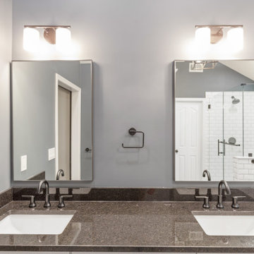 Farmhouse Primary Bath Remodel Olathe, KS