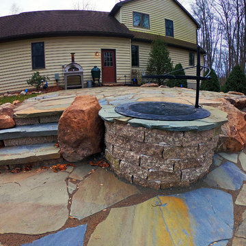Natural Stone Backyard Makeover