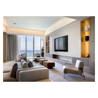Turnberry PH - Living Room - Miami - by PHL & SERVICES