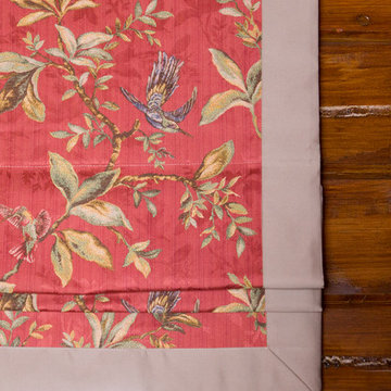 Деревянный дом: особенности текстильного оформления