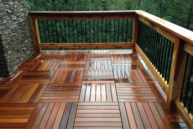 Inspiration for a timeless deck remodel in Denver