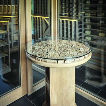 White American Oak Wine Cellar