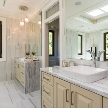 contemporary master bath