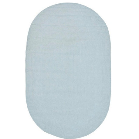 Safavieh Braided BRD176A 2'3"x14' Light Blue Rug