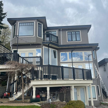 Siding Installation - James Hardie Shakes & Shingles in Timber Bark