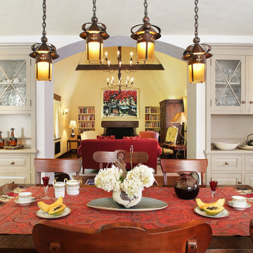Dining Room with View to Living Room