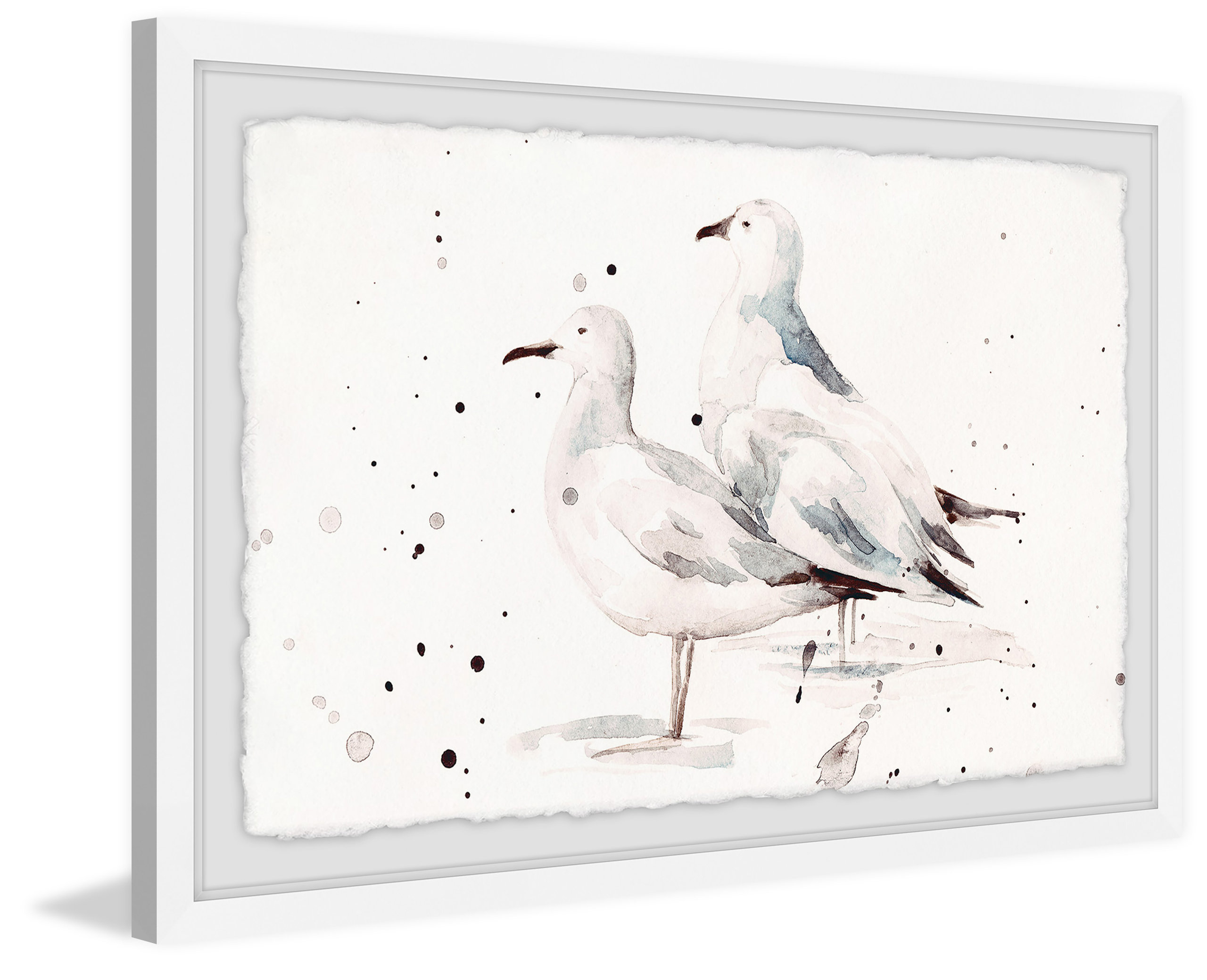 "Best of Friends" Framed Painting Print, 12"x8"