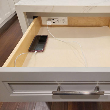 Kitchen In-Drawer Charging Outlets