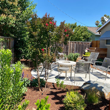 Fire pit sitting areas