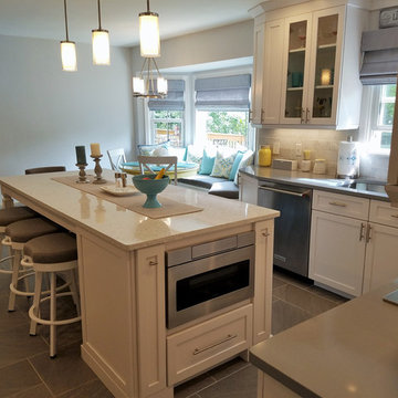 Transitional L-shaped Kitchen - Succasunna, NJ