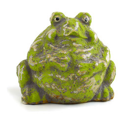 Shea's Wildflower - Ceramic Sitting and Pondering Frog - Wreaths And Garlands