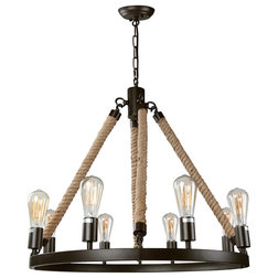 Industrial Chandeliers by LNC Lighting
