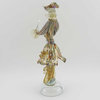 GlassOfVenice Murano Glass Venetian Goldonian Gentleman - Millefiori and Gold