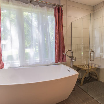 Project 3271-1 Contemporary Master Bathroom Remodel Saint Anthony MN 55418